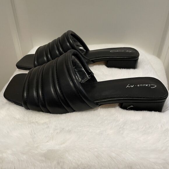 Circus NY By Sam Edelman Joana Women’s Black Shoes Slides Sandals Size 8 NEW - Picture 5 of 13